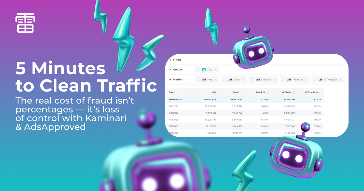 Five Minutes to Traffic Truth: The Real Cost of Fraud Is Losing Control, Not Just Percentages